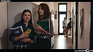 josephine jackson's big tits teacher sprouts huge futa cock creampies schoolgirl