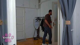 stepmom karina king shares stepson’s cock with stepsister kisscat in taboo threesome