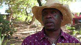 Lilith Grace picks Mr Poke's big cock to ride