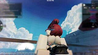 our passionate doggy creampie ride ends with hot cum inside