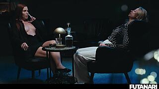 huge titted milf shalina devine tg swaps and fucks redhead boss oh man!!