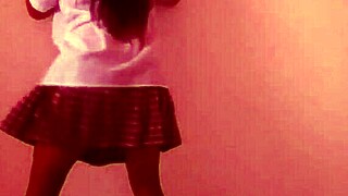 madrastra fulfills my student fantasy wearing skirt touching herself sensually shaking big ass and moaning hot