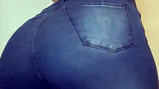 lula's huge ass farts loud in tight jeans fantasy fetish closeup
