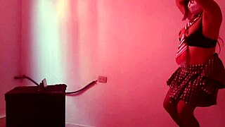 madrastra fulfills my student fantasy wearing skirt touching herself sensually shaking big ass and moaning hot