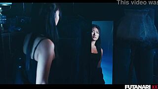 Evil Spirit Possesses Asian Babe for Blonde Blowjob Fury!