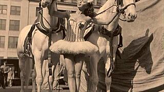 Vintage Circus Girls Perform Daring Antique Retro Acts in Spectacle