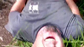 black babe perfect body fucked deep in woods