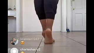 What If Instagram Model's Dirty Feet Got Worshipped?