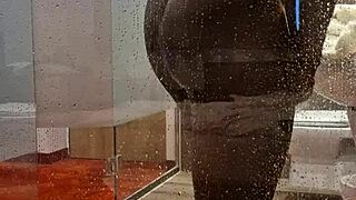 wow check out this hungarian pornstar's monster cock shower in budapest!