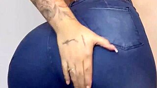 lula's huge ass farts loud in tight jeans fantasy fetish closeup