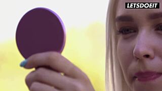 Lena Love and Arteya finger kiss and lick pussies outdoors steamy