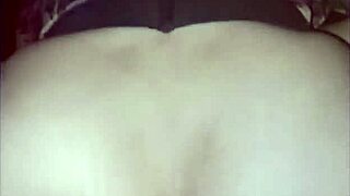 beautiful myanmar milf's round ass shakes riding cock in amateur pov creampie