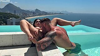 Naughty Brazilian Gabriella Euzebio, you ready to ride that huge monster cock doggystyle? Bent over choking gagging deepthroat rough till tits cumload!