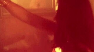 Sexy BELLY DANCING brunette teases NUDE in HOT fun session!