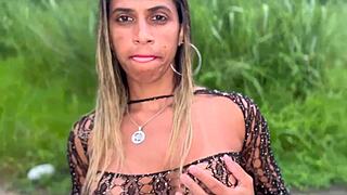 Married Woman Masturbates Publicly Then Fucks Cuckold Twice Dripping Cum Street