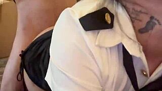 Esta latina curvy gime con orgasmos intensos mientras la follan duro en minifalda