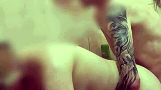 quick bath turns into wild doggystyle pounding with big tits milf wife