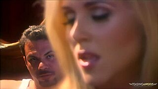 horny blonde milf seduced by smooth talker with monster cock... bent over doggystyle deepthroat double penetration cum in mouth!