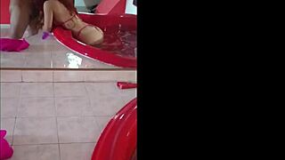 i'm bent over moaning as curvy redhead pawg gets raw pov pounding