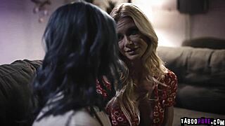 jewelz blu and serene sirene dive into passionate lesbian licking and grinding