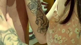 Amateur Wife Kneels Sucks Hubby's Cock Then Gets Fucked Hard