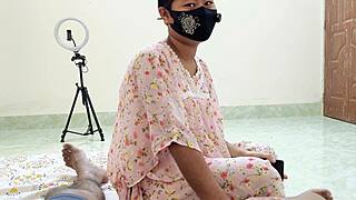 first time i fucked my desi girlfriend's tight pussy in the bedroom she moaned like crazy