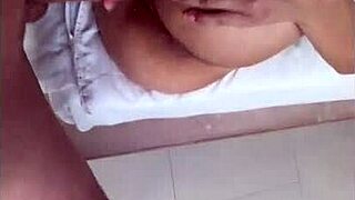 skinny cute blonde milf gives footjob then rough pussy sex ending in huge homemade cumshot