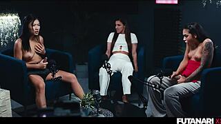 i'm drooling over futa shemales double blowjob cum fest