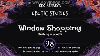 Window shopping turns erotic for women audio experience