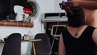 Step Mom Plays Fucks Hard Filled Cum Step Son Part 1