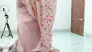 first time i fucked my desi girlfriend's tight pussy in the bedroom she moaned like crazy