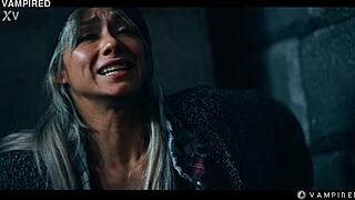 whoa lesbian vamps puck and veronica leal TRANSFORM with big tits kisses and scissoring 😈💋👅