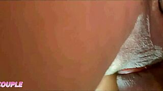 My wife's sexy harness look deserves rimjob close up while she spanks my ass couple style