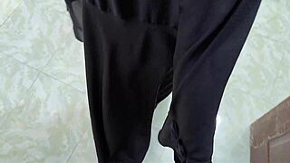 desi hijab stepsis fucked hard in kitchen 😈🔥