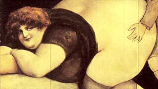 check out these vintage erotic drawings with big tits and ass 😍