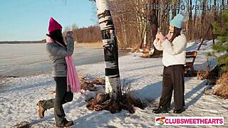 cold day perfect for selfies n eatin juicy shaved pussy at clubsweethearts