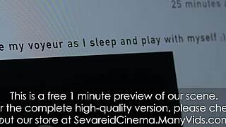 Voyeur catches busty blonde and curvy redhead fingering big tits and fat asses on webcam