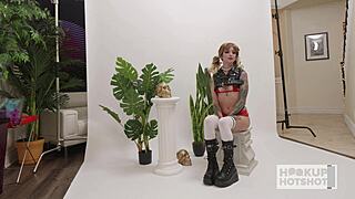 Behind scenes Lysagna Delray surrenders to Bryan Gozzling's rough horny domination