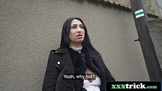 French brunette vacation babe spanks rides monster cock pov for cash deepthroat cowgirl