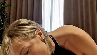 My girlfriend Maya shares her steamy bedroom fun with a special mouth treat and loving finish