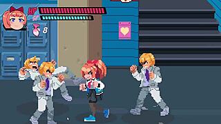 lewd girls spank in garter belts and sheer stockings