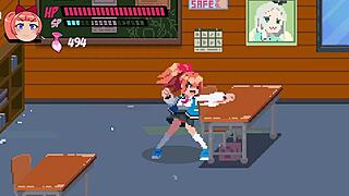 lewd girls spank in garter belts and sheer stockings