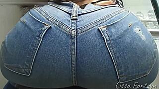 sniff my stinky jeans farts right up close slave