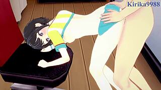 imagine houshou marine riding oozora subaru's cock till creampie in wild hololive hentai action?