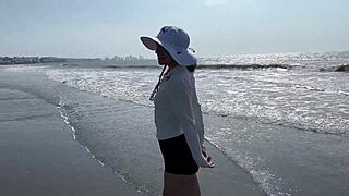 Stepsister Fucked Hard After Beach Day Home Alone