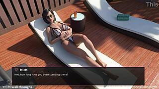 Teacher seduces teen in midnight paradise game