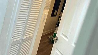 della cate fulfills stepdaddy's blonde bimbo creampie fantasy up close