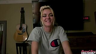 petite blonde milf's sloppy deepthroat gagging got you choking on cum?