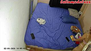 big ass milf squeezes into tiny pink lingerie ready for hardcore fuck!