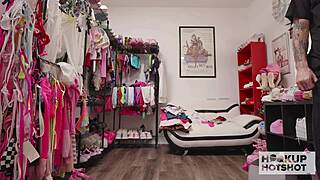 skinny charly summer begs bryan gozzling to wreck her wet pussy backstage bts